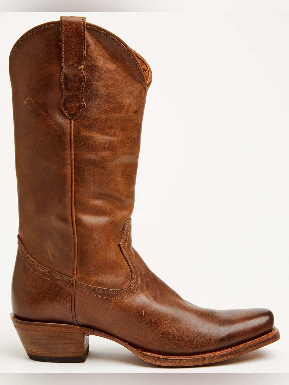 Cleo + Wolf Ivy Western Leather Boot | Sand/Cognac | Size 7.5 | Tecovas Charlie